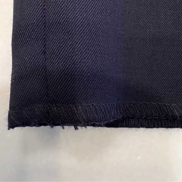 NWOT BONOBOS Pants Mens Size 35 Navy Blue Slim Fit Tapered Leg Wool Flat Front - Picture 9 of 11